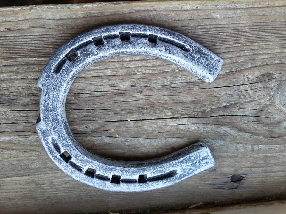 a horseshoe as an amulet of happiness